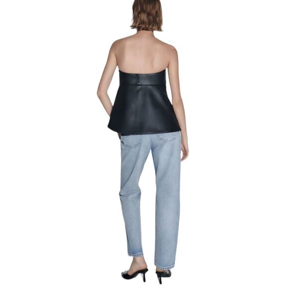 ZARA | Light blue | ZW MID-RISE CROPPED STRAIGHT LEG JEANS - Picture 6 of 12